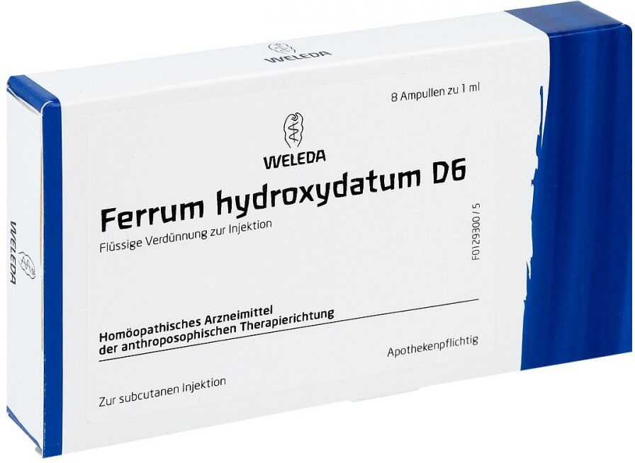Weleda Ferrum Hydroxydatum D6 Ampullen