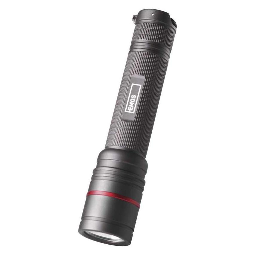 Emos CREE LED Aufladbare Metall-Taschenlampe Ultibright 80, 600lm (15.10 cm, 600 lm) (P3180)