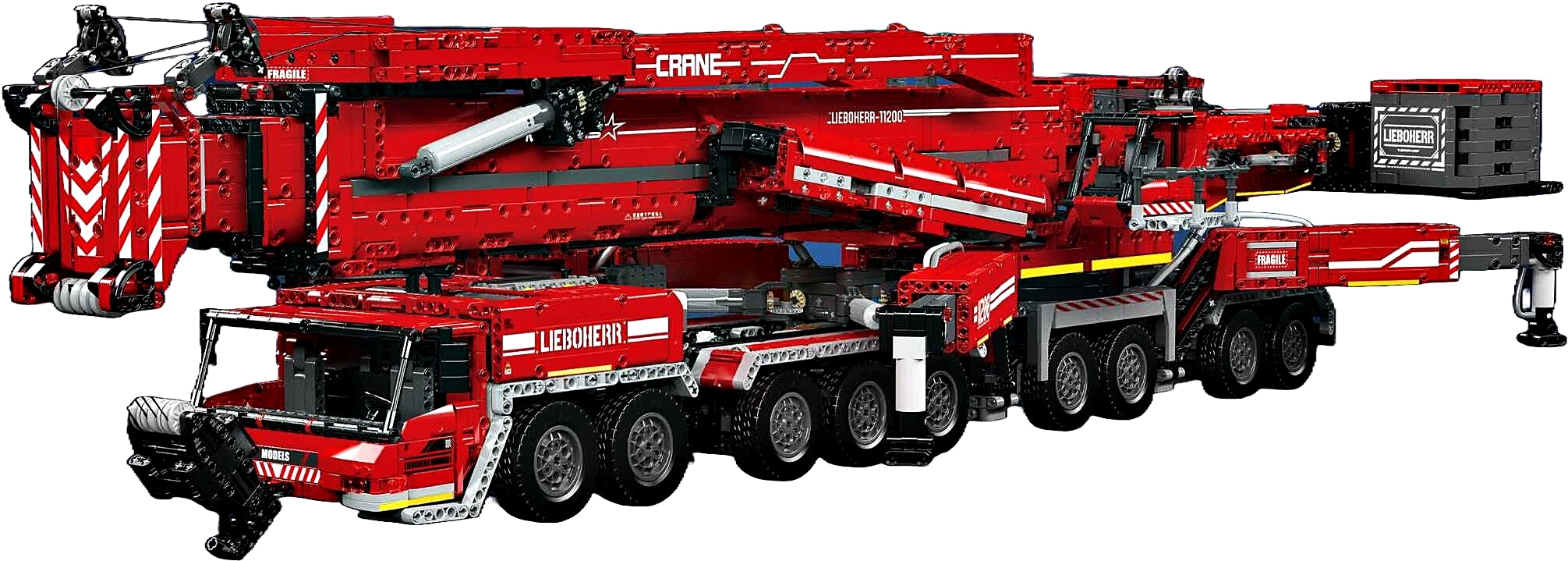 Mould King Ultimate Liebherr LTM 11200 Ferngesteuerter Kran Bausätze, Bausatz, 8506 Stück(e)