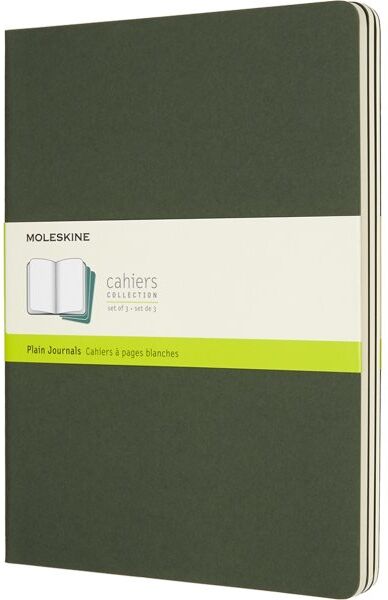 Moleskine Cahier Notesbog   Xl   Blan.   Grøn
