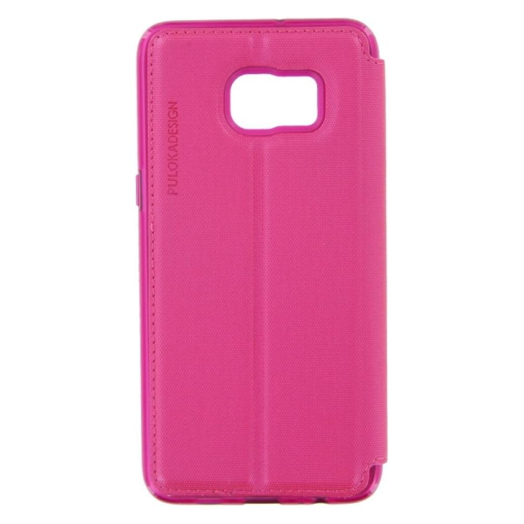 Puloka Flip Case Samsung Galaxy S6 Edge Plus Pink (Samsung Galaxy S6 Edge+) (30380066)