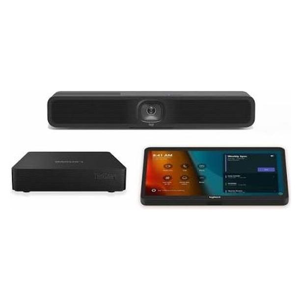 Logitech Bundle MeetUp 2, GRAPHITE, USB, UK/EN+Tap Controller, wired+ Video conferencing mounting ki (TAPMUP2MSTASU)