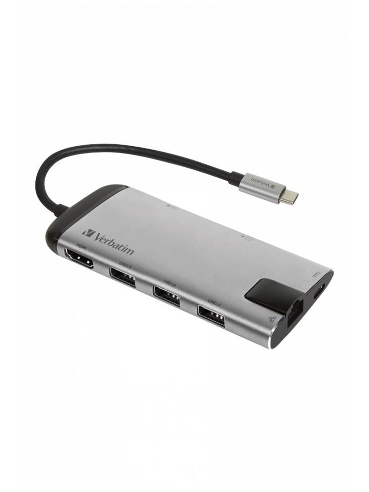 Verbatim USB-C Multiport Hub USB 3.0 | HDMI | Gigabit Ethernet | SD/microSD