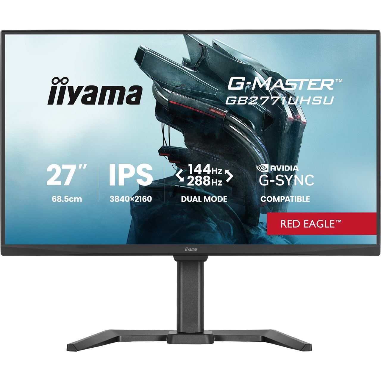 27" (68,58cm) iiyama G-MASTER GB2771UHSU-B1 schwarz 3840x2160 1xDisplayPort 1.4 / 2x HDMI 2.1