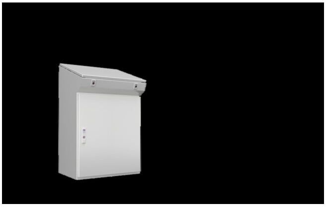 RITTAL Pupitre CX 6746.000 en tôle d'acier 600 x 970 x 400 mm (6746000)