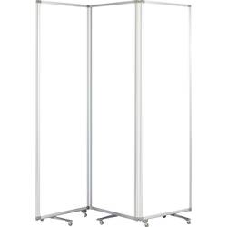magnetoplan Raumteiler Transparent Polycarbonat, Aluminium 1105351