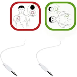 MedX5, Erste Hilfe Set, Elektroden für Erwachsene und Kinder für Metrax myPAD: zuverlässige Verbindung für effektive (Erste Hilfe Set Zubehör)