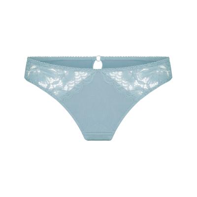 String HUNKEMÖLLER "Andrea Thong", Damen, Gr. M, blau, 92% Polyamid, 8% Elasthan, Unterhosen String