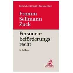Personenbeförderungsrecht, Fachbücher von Karlheinz Meyer, Günter Fromm, Michael Fey, Holger Zuck, Klaus-Albrecht Sellmann