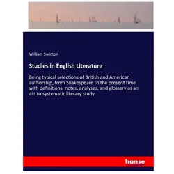 Studies in English Literature, Belletristik von William Swinton