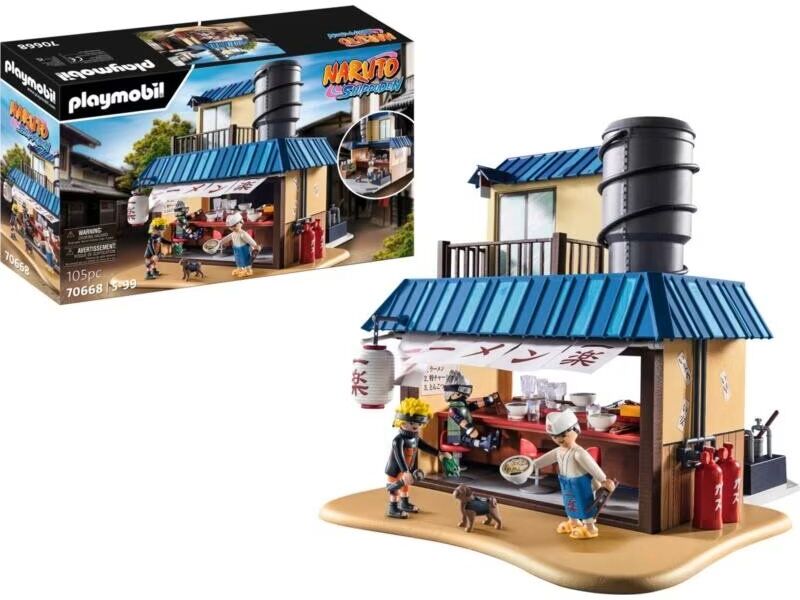 Playmobil Naruto Ichiraku Ramen Shop Set De Juego Talla Única Unisex