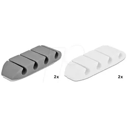 DELOCK 18330 - Kabel Management, Trapez, 4-Slots, 4er Set
