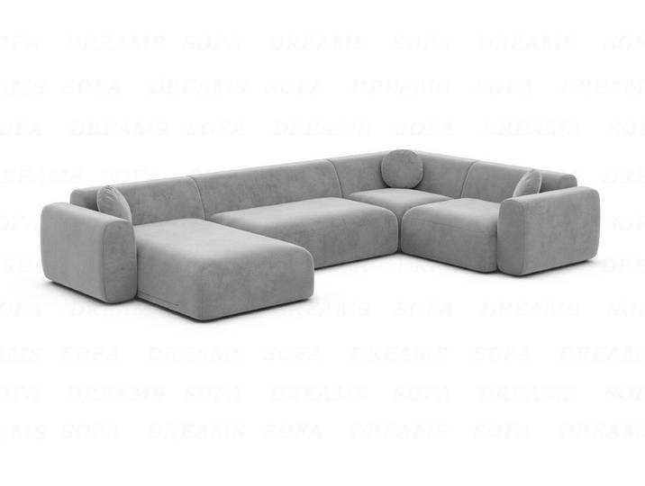 Sofa Dreams Wohnlandschaft Stoff Sofa Wohnlandschaft Cortegada U Form Polster Couch, Loungesofa