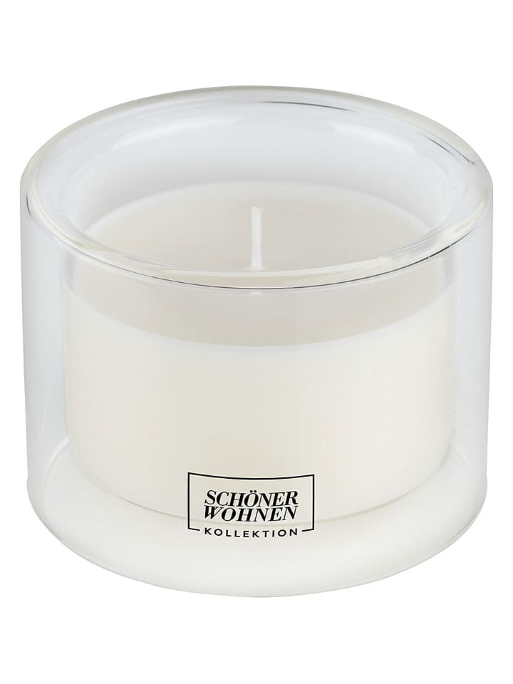 Schöner Wohnen Kollektion Duftkerze "Lemongrass" in Weiß - 160 g - onesize