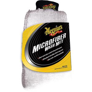 Meguiars Auto-Waschhandschuh Wash Mitt, aus Microfaser, hochflorig, Maße 18 x 30 cm