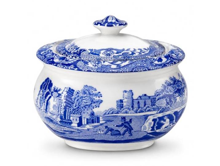 Spode Italien Boîte à Sucre Bleu - 0\,25 L 260 ML
