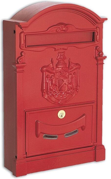 Cassetta posta Alubox 30RESVRRO RESIDENCE Rosso