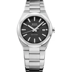 Mido Multifort 8 One Crown M055.507.11.051.00 - schwarz,silber - 38,4mm x 40mm