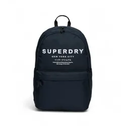 Superdry Unisex. W9110426A Rucksack Logo Montana navy (OSFA), Lässig, Polyester, Marine