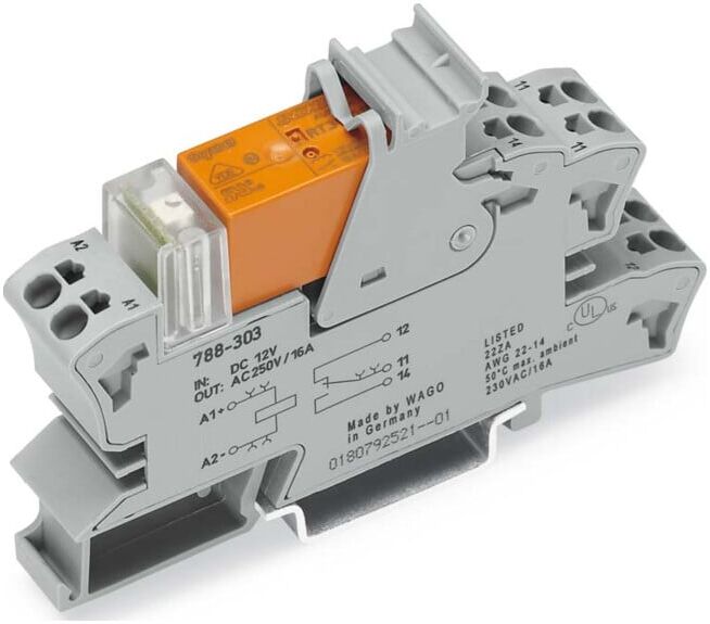 WAGO Stecksocle avec relais 1W, 230VAC/16A 788-508 (0704850)