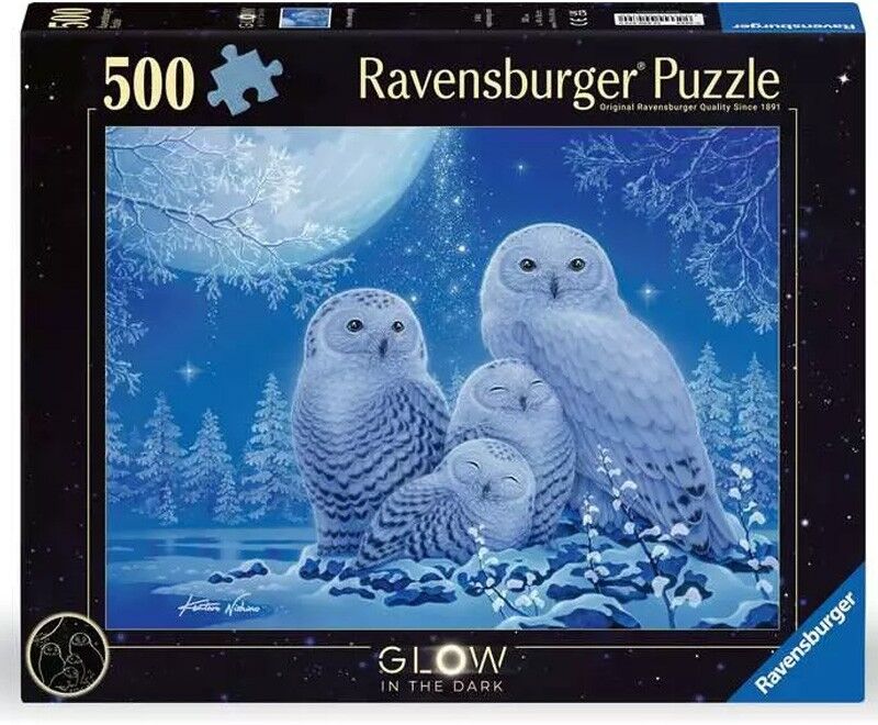 Ravensburger Puzzle Star Line 500 pcs : Chouettes au clair de lune