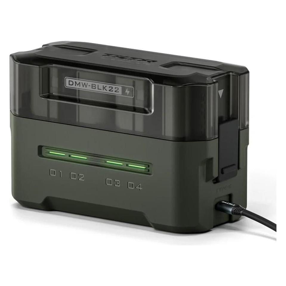 Tilta Tragbare Ladestation für DMW-BLK22 (Kamera Akku Ladegerät) (TBC-BLK22-GN)