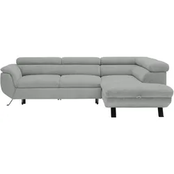 Ecksofa Raven Hellgrau
