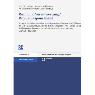 Recht und Verantwortung / Droit et responsabilité, Taschenbuch von , Nomos, 978-3-8329-7196-0