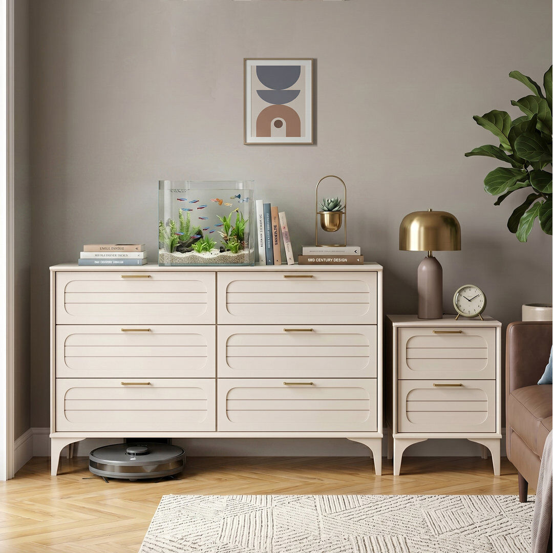 Ebern Designs Harrington Serenity Storage Bedroom Set Natural
