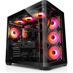 Kiebel Panorama Curve 12 (2000 GB, 32 GB, Intel Core i9-12900KF, GeForce RTX 5070), PC, Schwarz