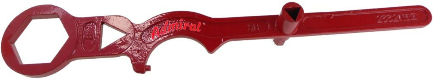 KLOTZ Technics Admi Key GT Überflurhydrantenschlüssel Gr.B aus Aluminium, 1030ab-2)