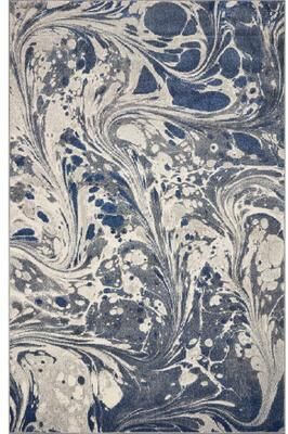 KAS Rugs KAS Watercolors Mid-Century Marble Rug