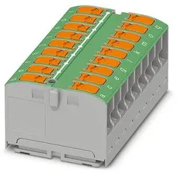 Phoenix Contact 1019580 Verteilerblock PTVFIX 18X2,5 GN PTVFIX18X25GN  - 20 Stück