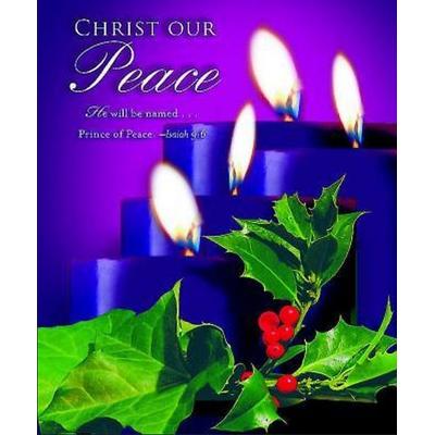 Advent Purple Sunday 4 Bulletin 2012, Large Size (Package of 50)
