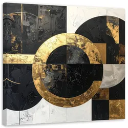 LEINWANDBILD 3D und geometrisch 40x40cm