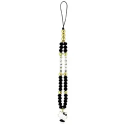 Hello Kitty Pearls and Beads Kitty Charm - Anhänger für das Handy (schwarz)