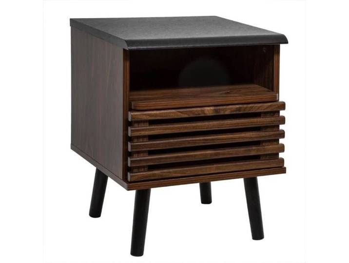 Table de Chevet Capri Brun Foncé Eazy Living