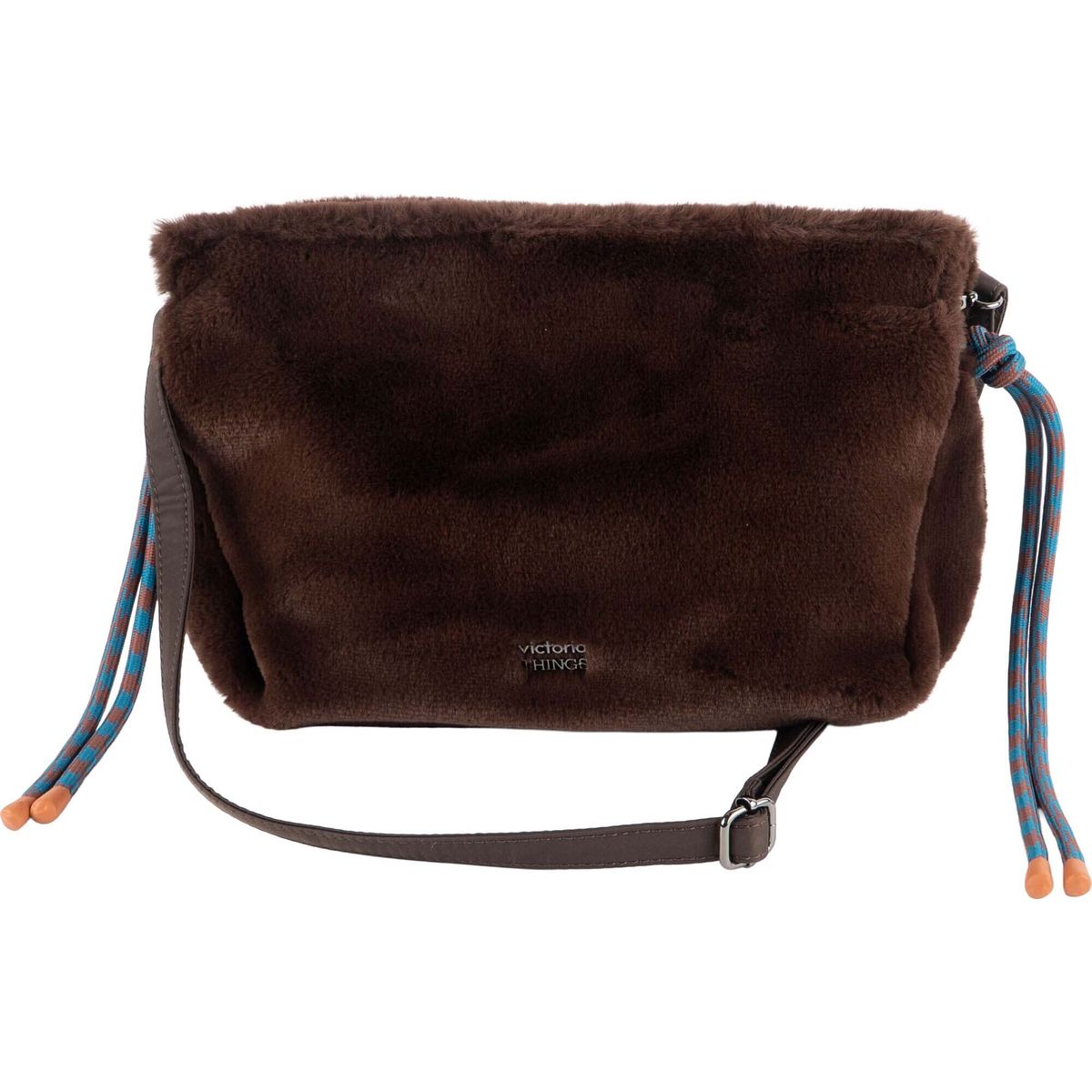 Victoria Bolso Bandolera Pelo Women marron (70) UN 9126003-70-UN