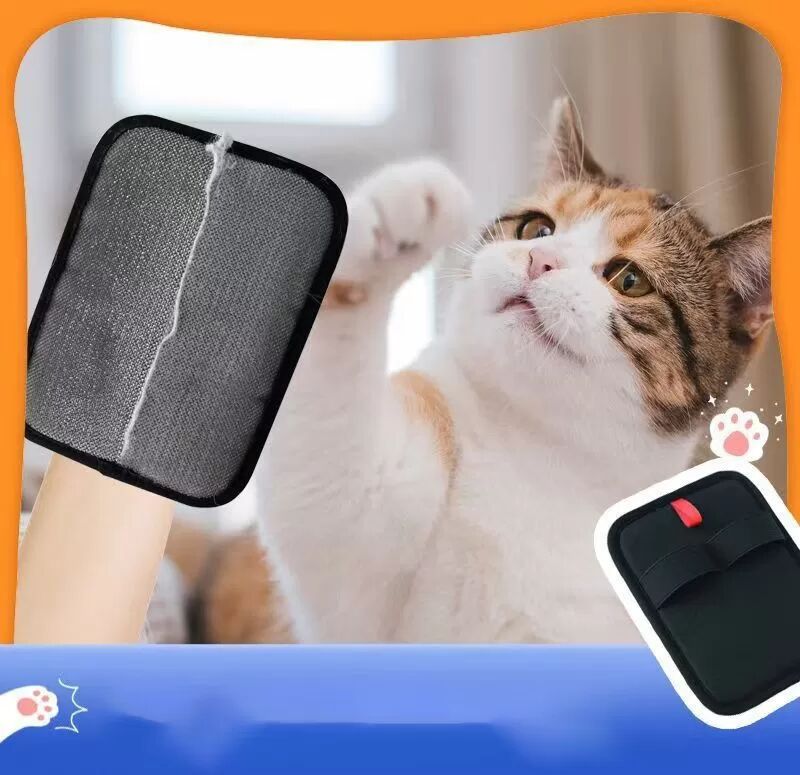 INF Tierhaarentfernungshandschuhe - Doppelseitige Bürste für Katzen und Hunde (2er-Pack)