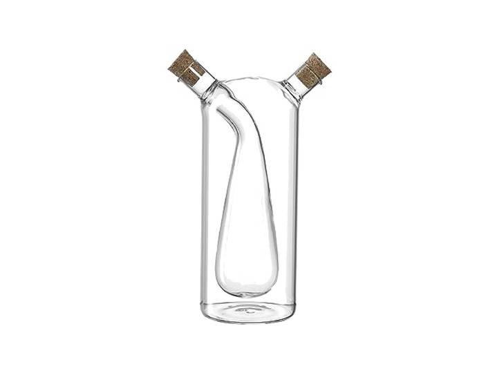 LEONARDO HOME 018709 CUCINA azijn/olie fles 2in1 18,5 cm, glas