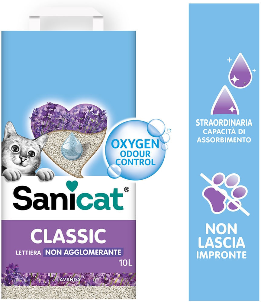 Sanicat  Lettiera Classic Lavanda 10L