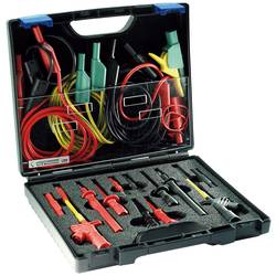 Hirschmann Test & Measurement PMS SKS Elektroinstallation Sicherheits-Abgreifklemmen-Set Steckanschluss 4 mm, Steckanschluss 2 mm CAT III 1000 V Schwarz, Rot, 932792001