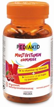PEDIAKID Gummies Multivitamins Kosttilskud 60 stk