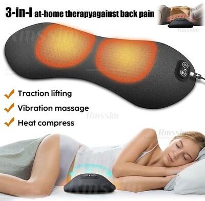 Uplift Picks 3 In 1 Electric Lumbar Support Pillow With Heating And Vibration 3 In 1 Electric Lumbar Support Pillow With Heating And Vibration