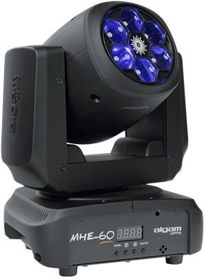 Effetti luce disc jockey Algam Lighting 18700145 WASH MHE 60 Black