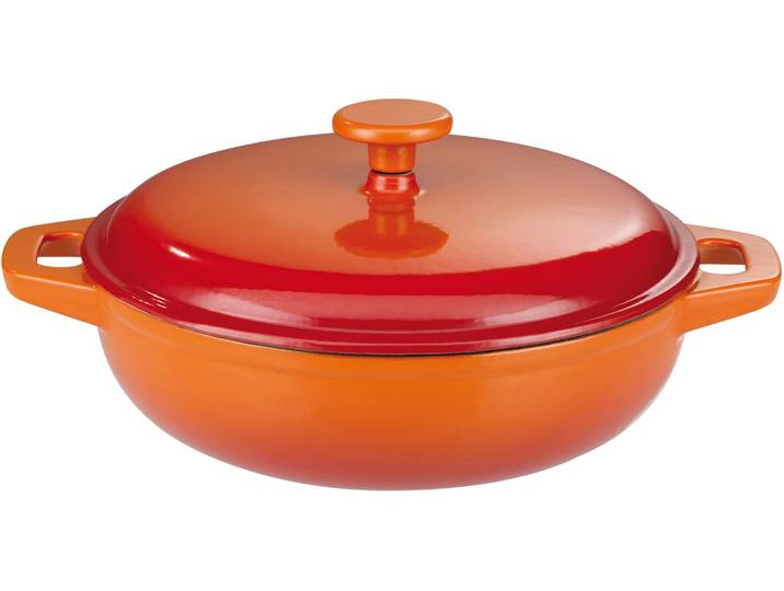 Schmortopf GSW Orange Shadow , orange, Ø:30cm, Töpfe, Schmortopf, Induktion