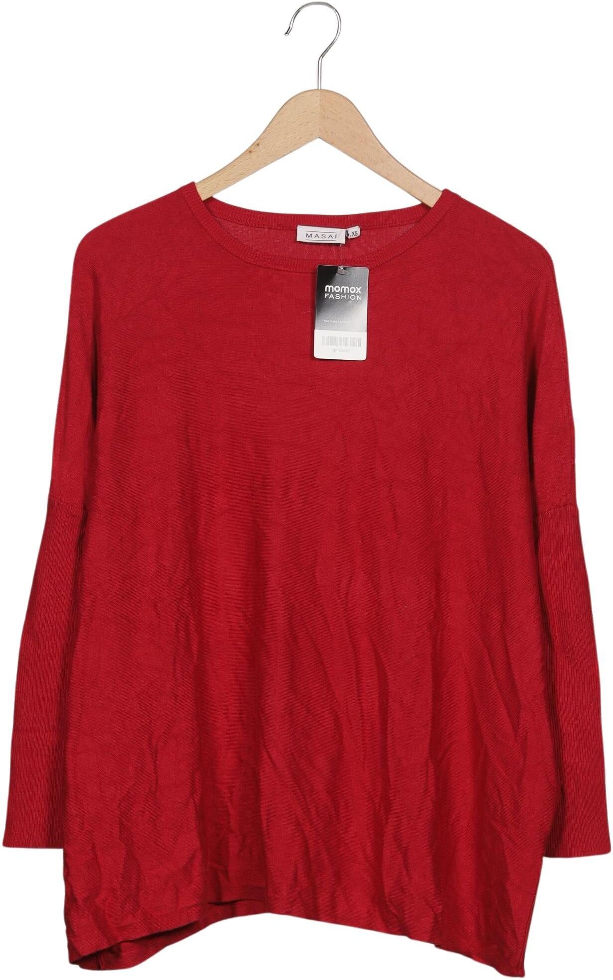 The Masai Clothing Company Damen Pullover, Rot, Gr. XS, kein / Etikett - Second Hand