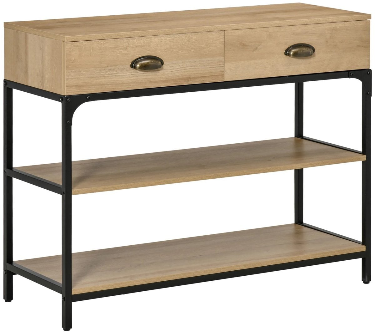 Homcom Smalle Consoletafel voor in de woonkamer of hal