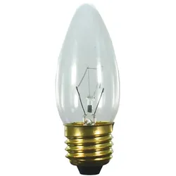 Scharnberger+Hasenbein Kerzenlampe 35x100mm E27 240V 40W klar 40871