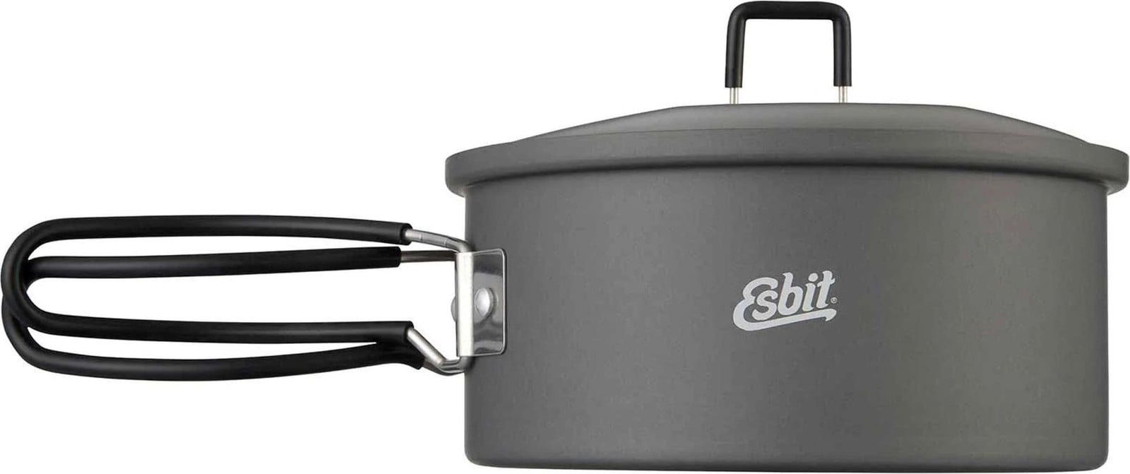Esbit Aluminium kookpan, 1,1 liter, zwart